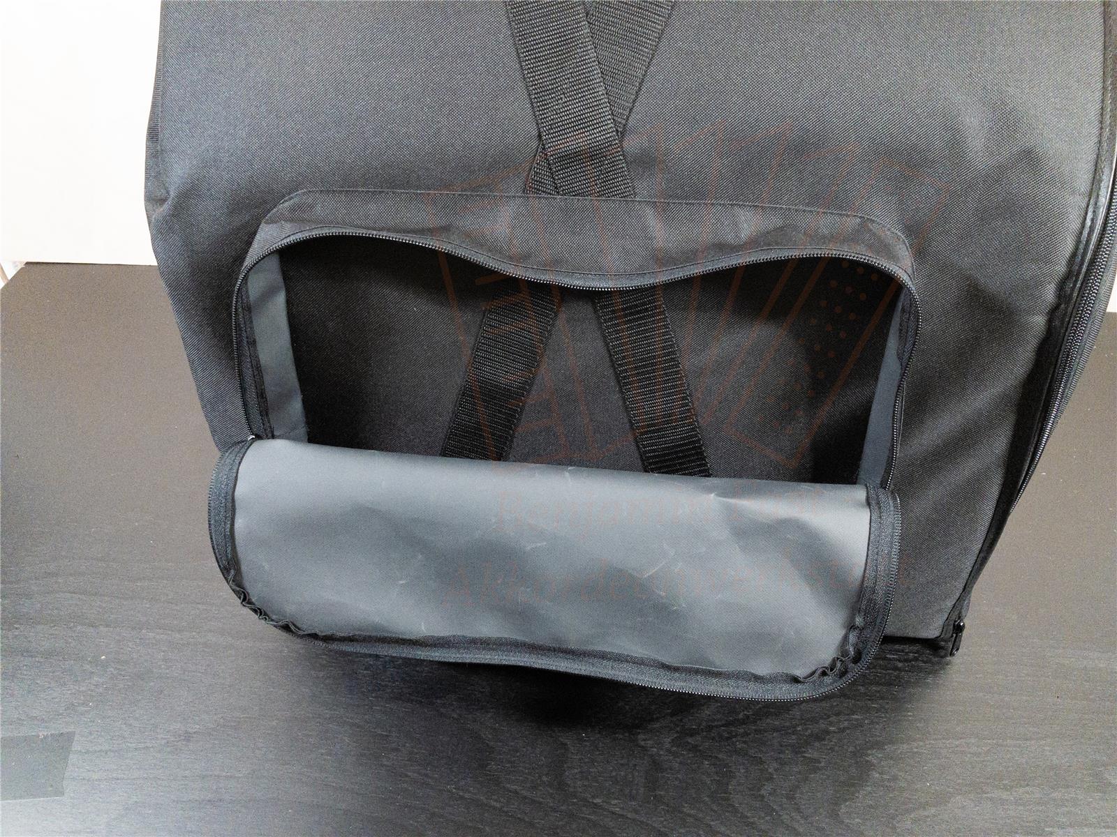 Akkordeontasche für 72 Bass schwarz Gigbag