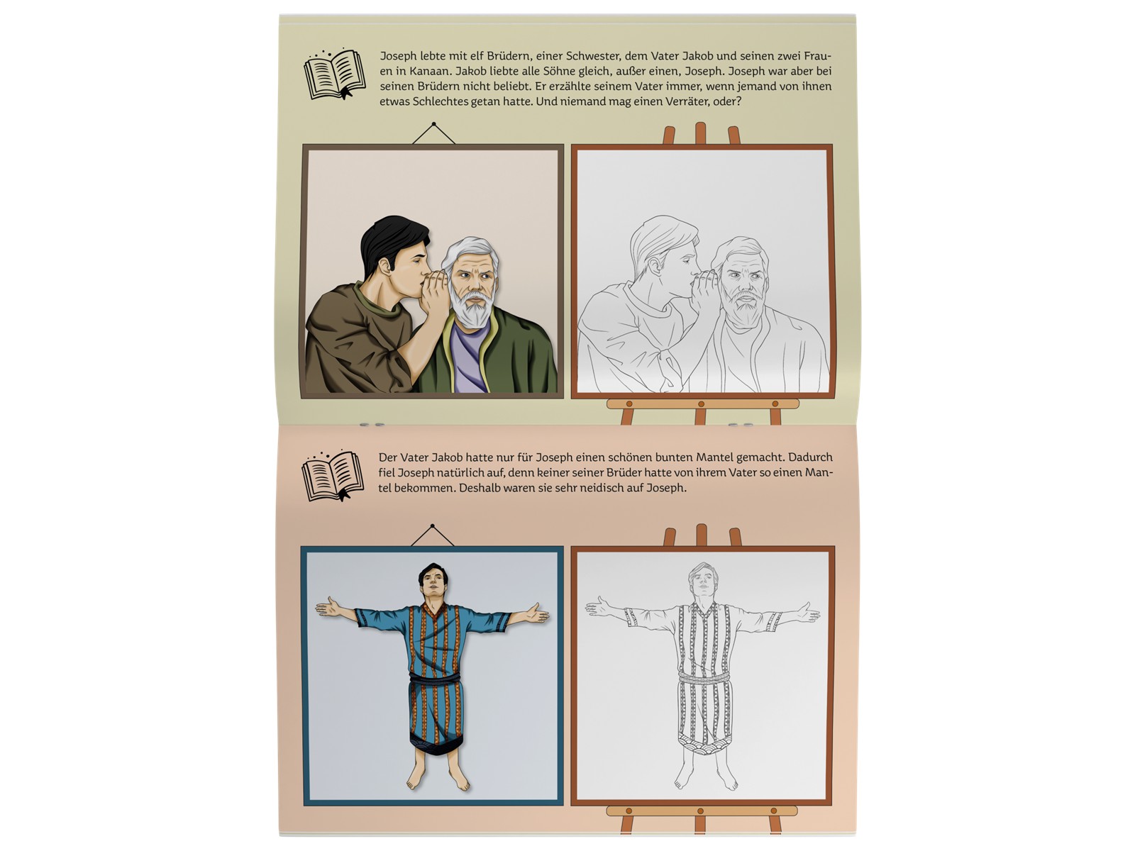 Malheft - Joseph und seine Brüder