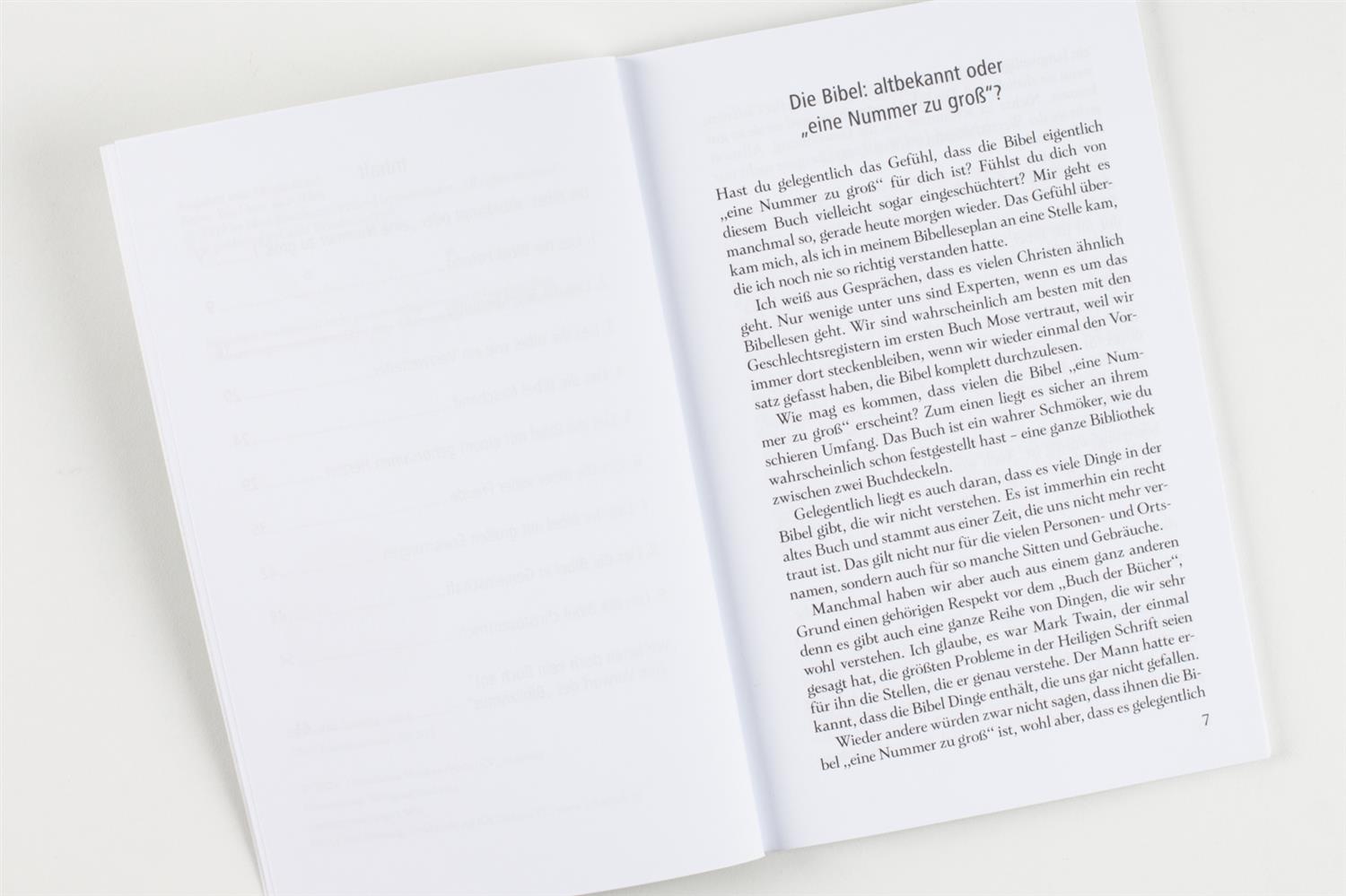 Die Bibel lesen? - Na klar! Aber wie?