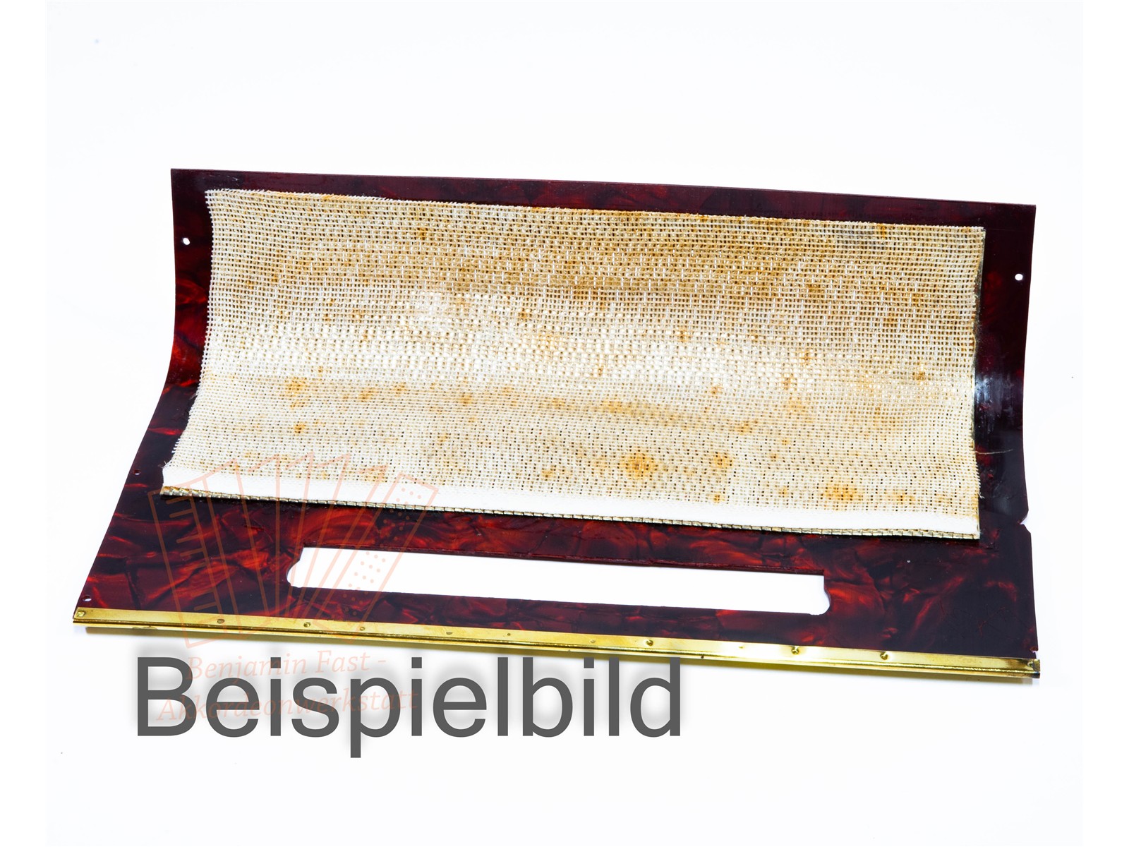 Diskantverdeck Klingenthaler rot - gebraucht