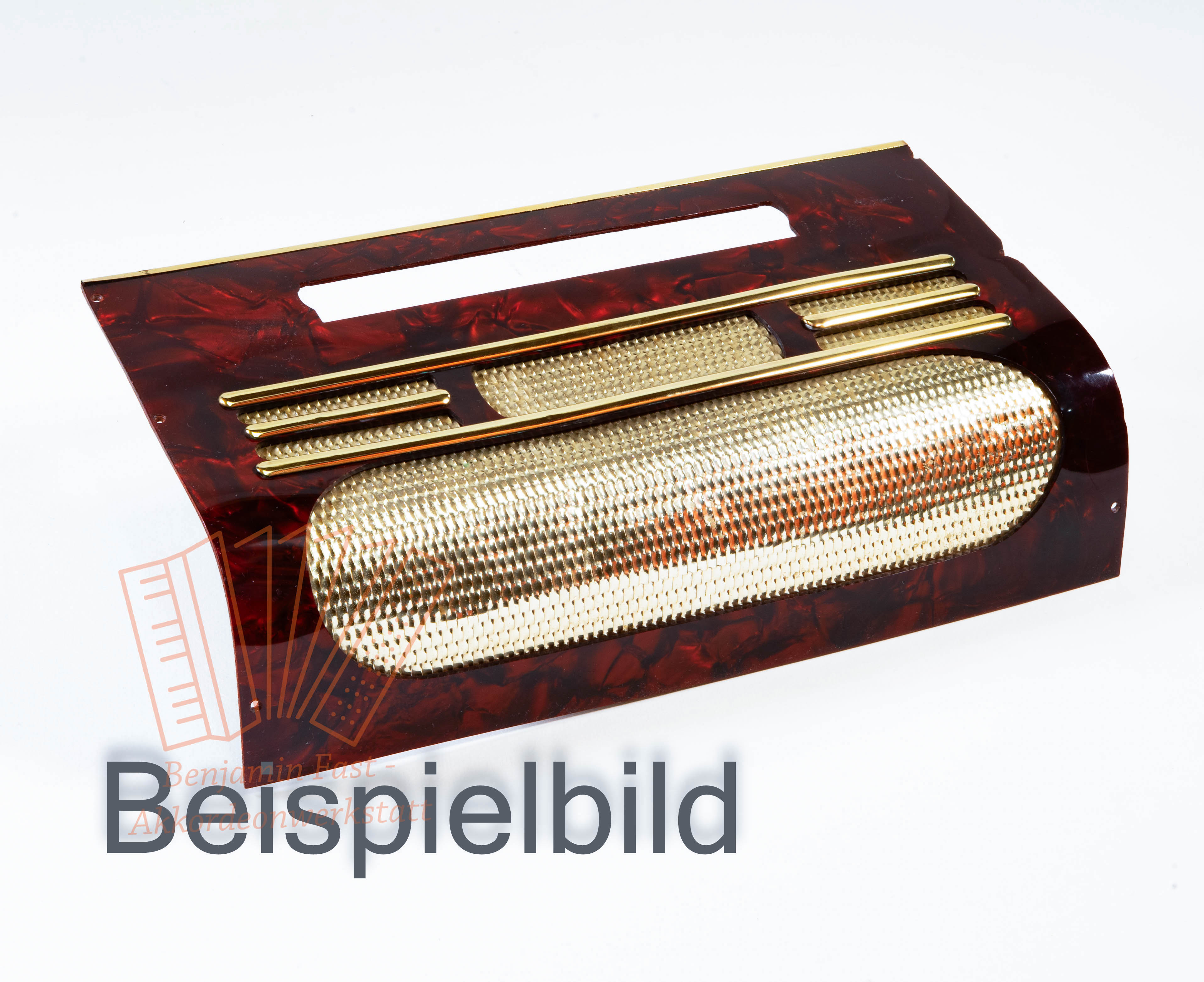 Diskantverdeck Klingenthaler rot - gebraucht