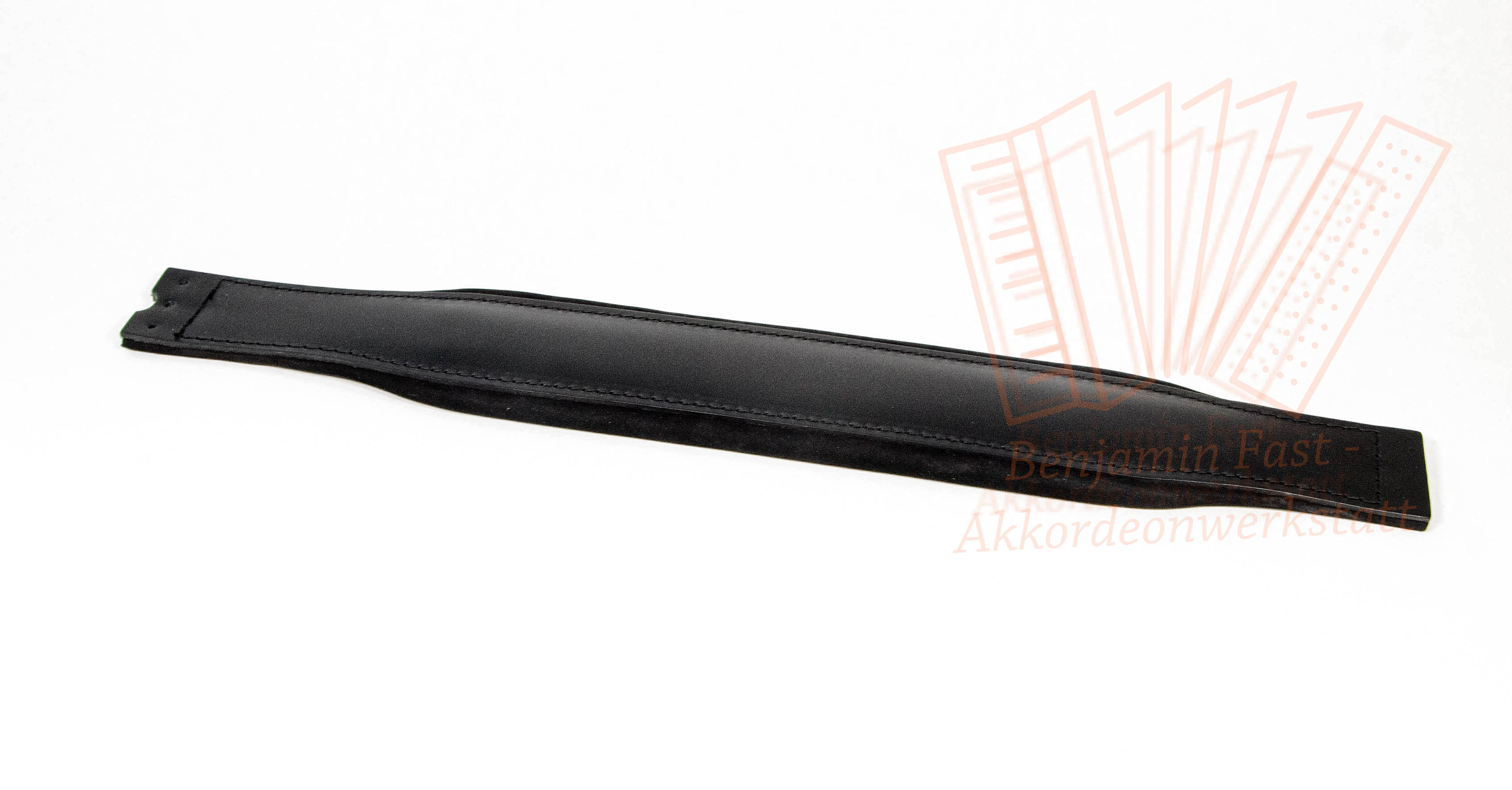 Bassband 540x80 schwarz Echtleder Bassband 540x80 schwarz Echtleder