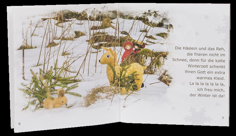 Hört unser Winterlied, singt alle fröhlich mit!