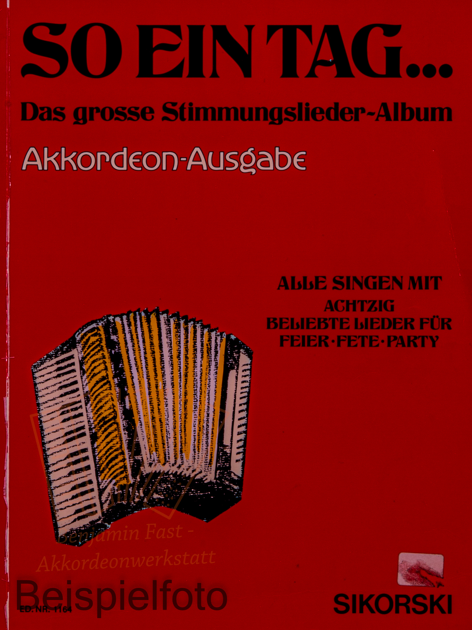 Das große Stimmungslieder-Album | So ein Tag - Antiquariat