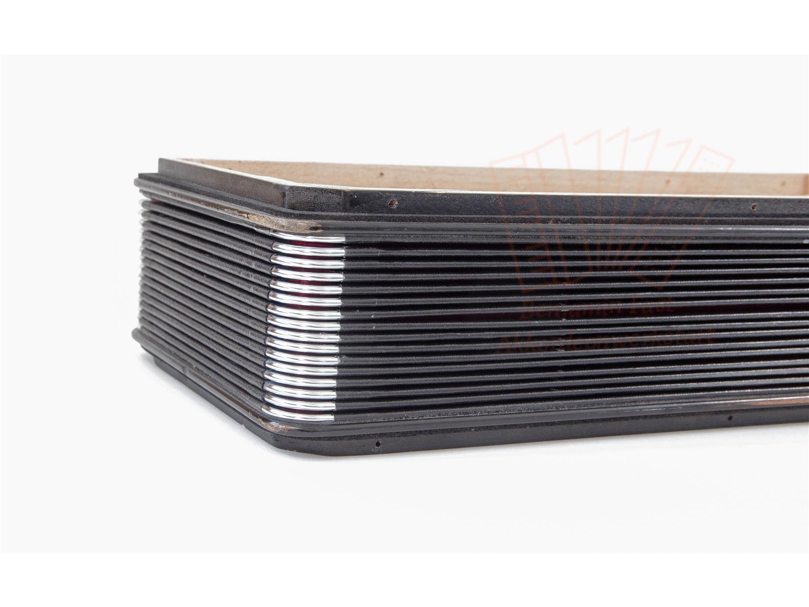 Balg Hohner Bravo III 72 schwarz m. Rahmen, gebraucht
