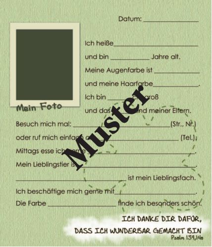 Meine Freunde (Freundebuch) - Auslauf