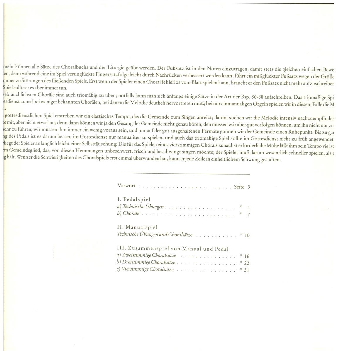 Schule des gottesdienstlichen Orgelspiels - Antiquariat