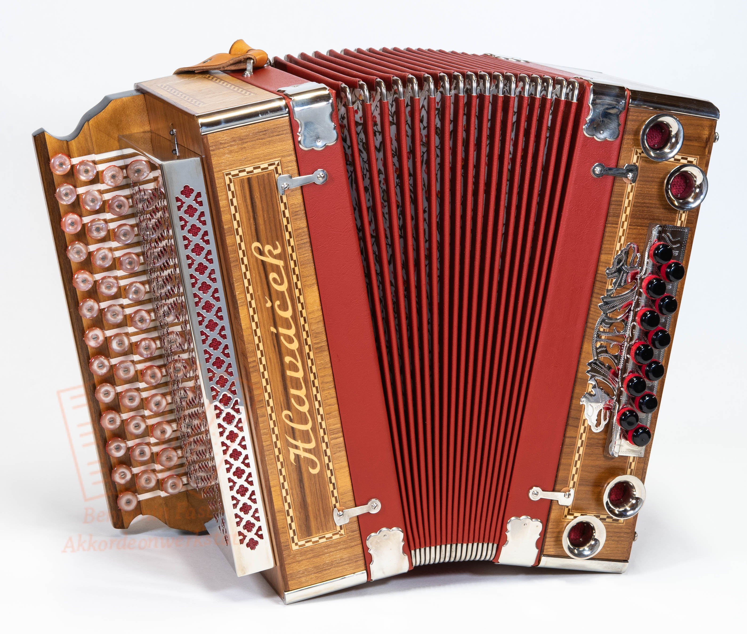 Steirische Harmonika Hlavacek Bb/Eb/Ab, gebraucht