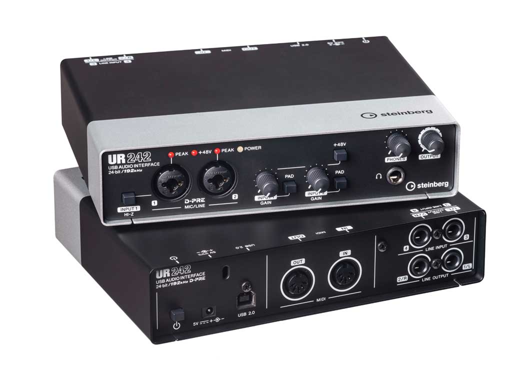 USB-Audiointerface Steinberg UR242 - MIDI, iPad
