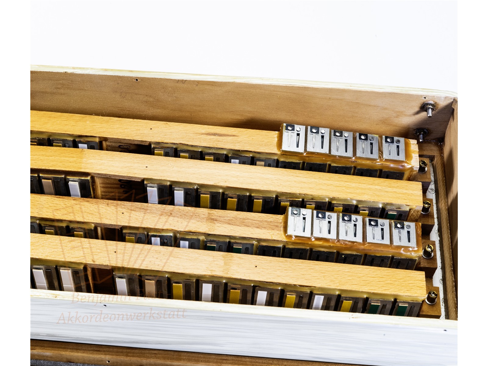 Akkordeon Weltmeister Stella 120 41/120/IV/11/5 weiß - gebraucht