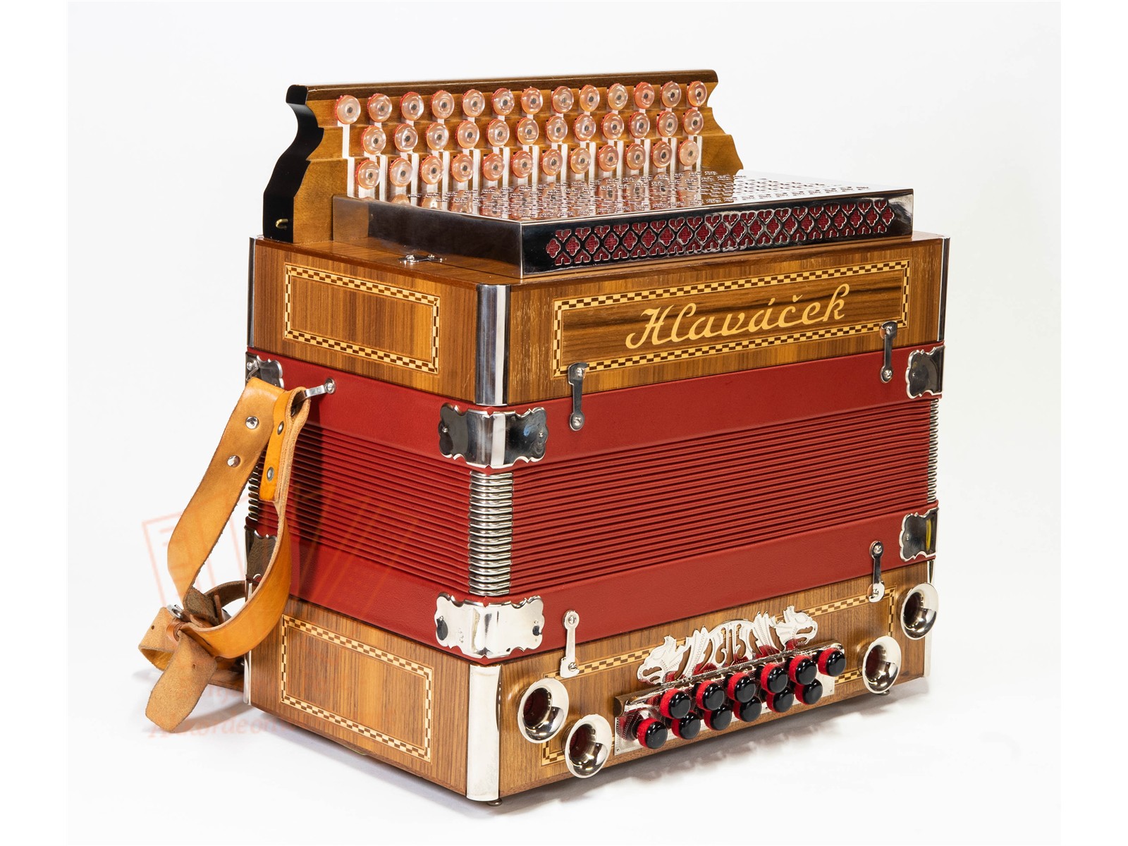 Steirische Harmonika Hlavacek Bb/Eb/Ab, gebraucht