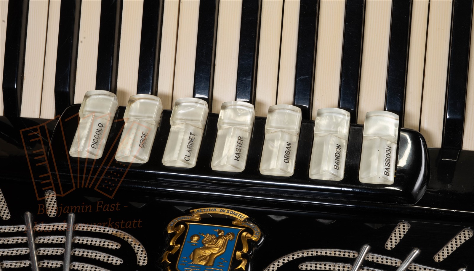 Akkordeon Serenelli 120 Bass schwarz, gebraucht