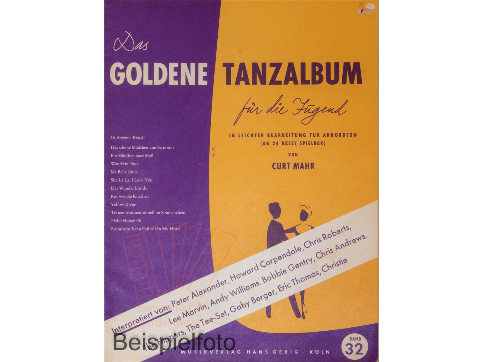 Das Goldene Tanzalbum Band für die Jugend  32 - Antiquariat