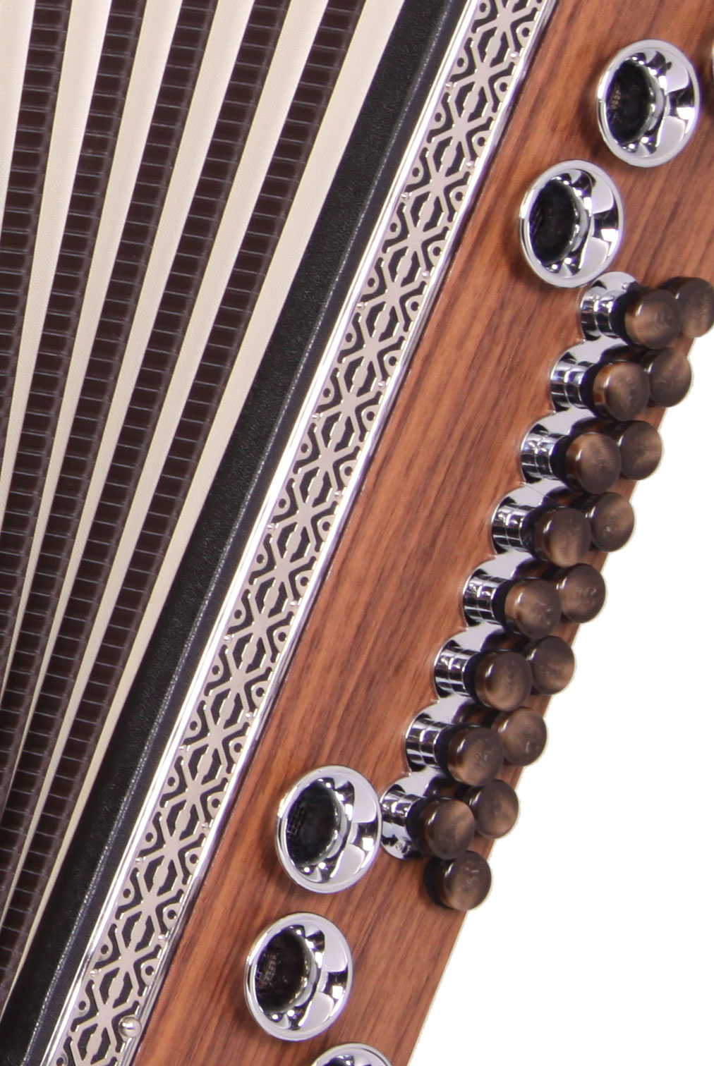 Steirische Harmonika Kärntnerland Edelholz Nuss C/F/Bb/Eb
