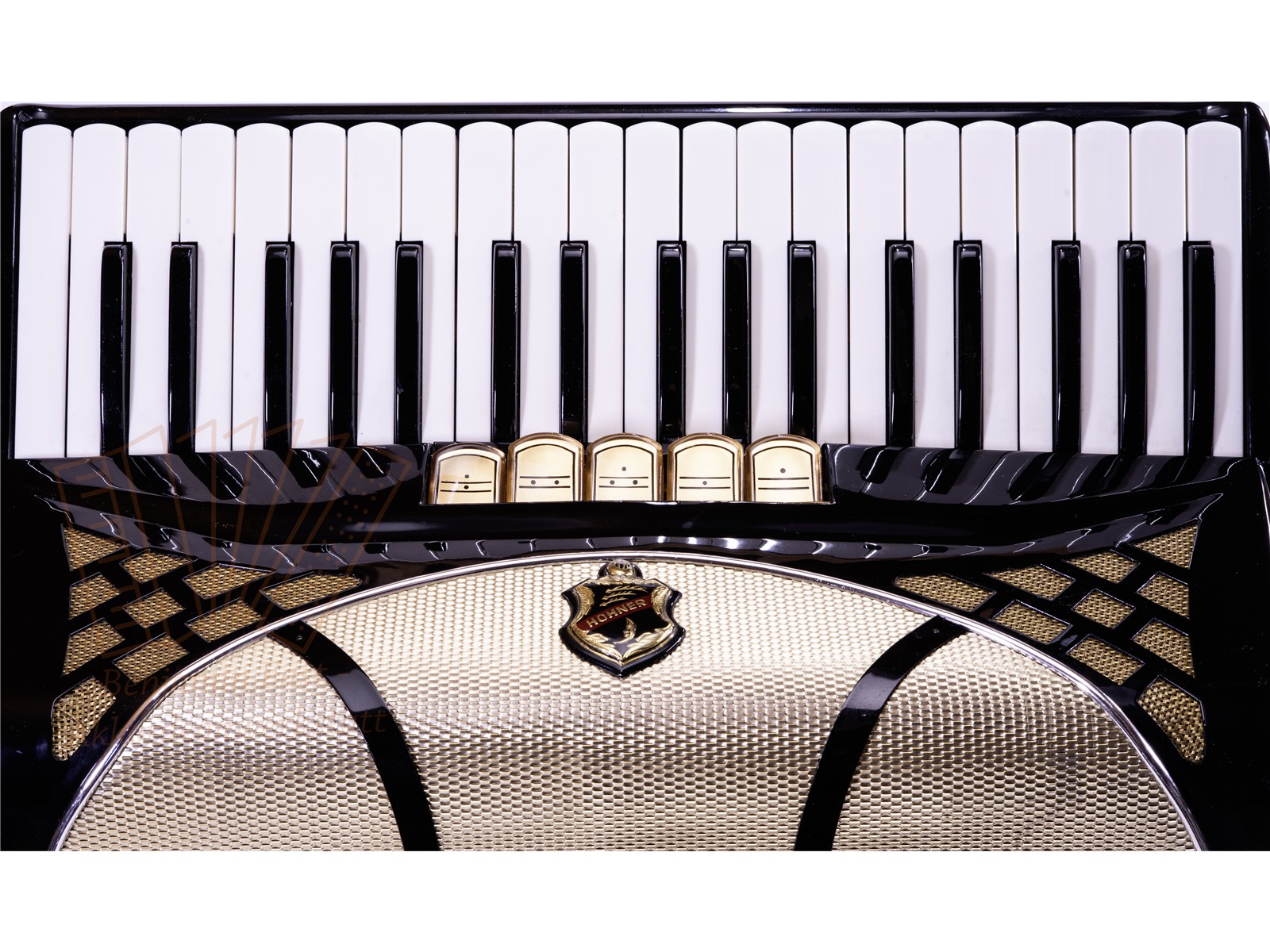 Akkordeon Hohner Lucia III 96 Bass 37/96/III/5/3 schwarz - gebraucht Akkordeon Hohner Lucia III 96 Bass 37/96/III/5/3 schwarz - gebraucht