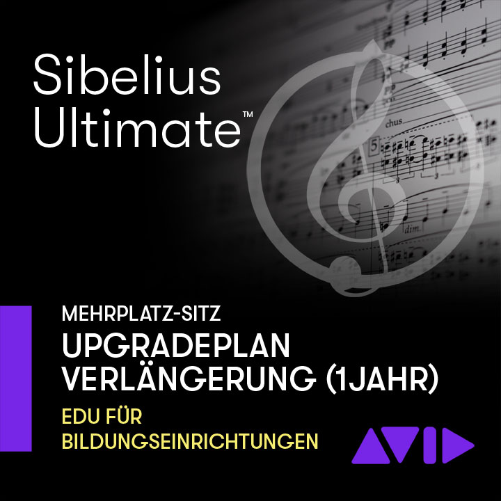 Sibelius Ultimate Mehrplatz Liz.UpgradePlan VERLÄNGERUNG (1 Jahr) - SITZ Sibelius Ultimate Mehrplatz Liz.UpgradePlan VERLÄNGERUNG (1 Jahr) - SITZ