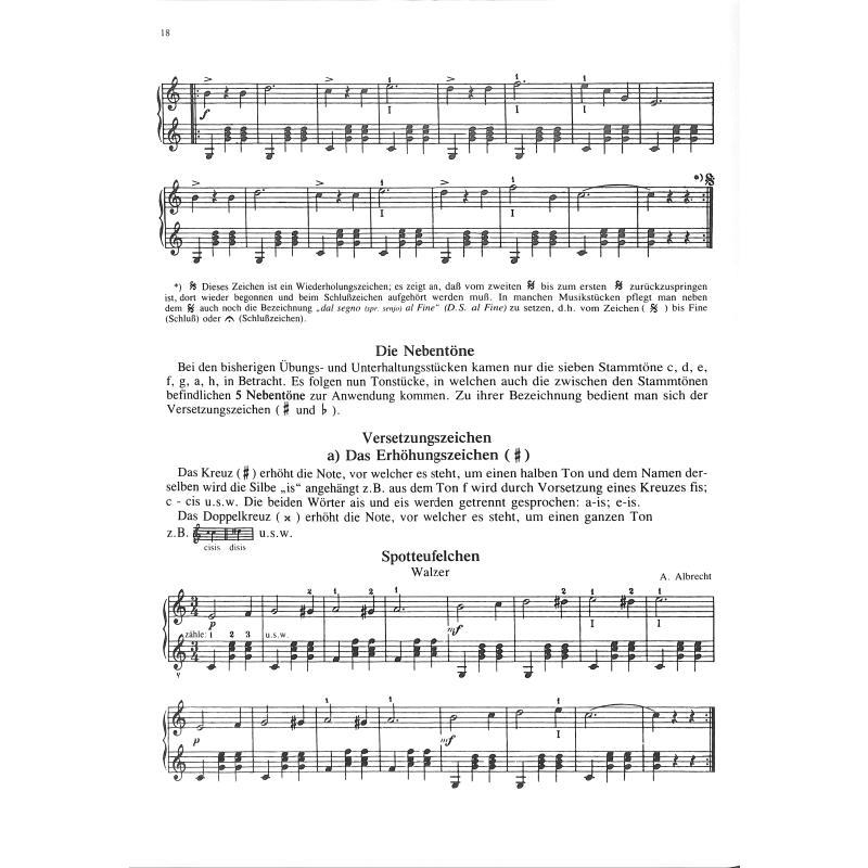 Volkstümliche Zitherschule 1, Albrecht