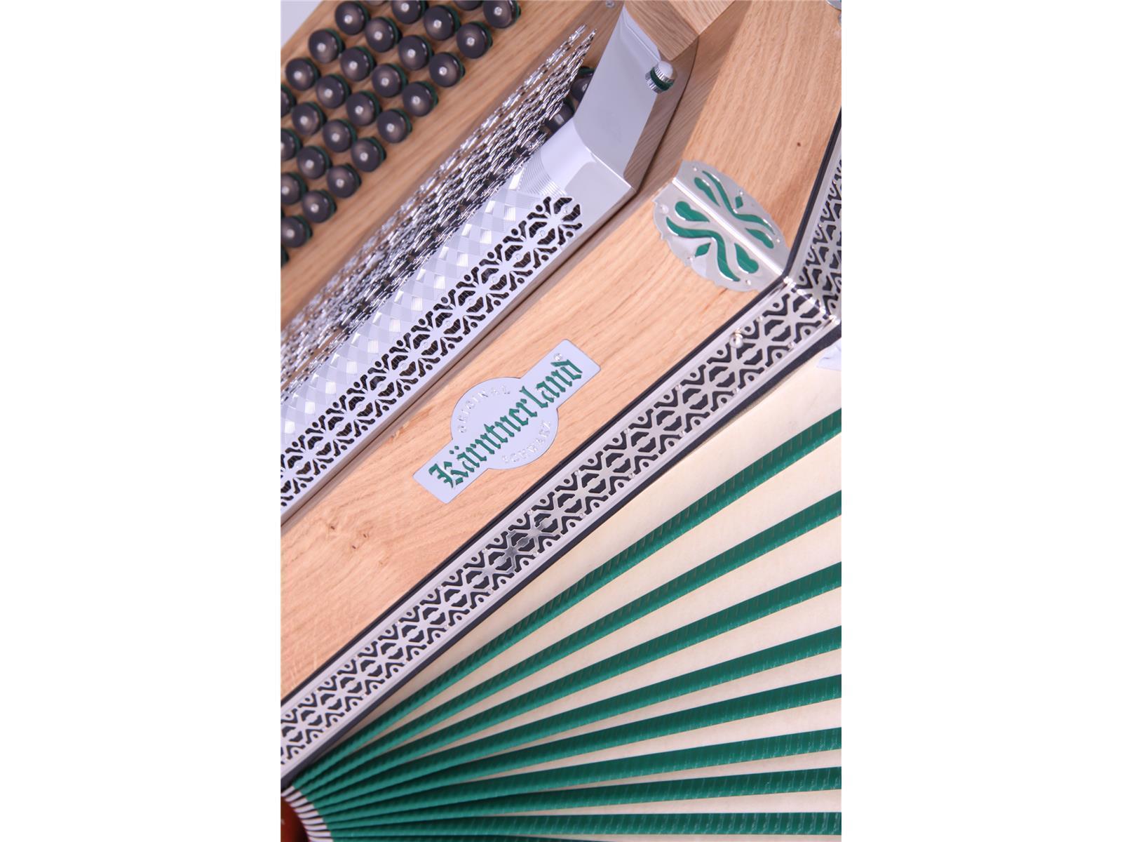 Steirische Harmonika Kärntnerland (Silber) Sommereiche C/F/Bb/Eb