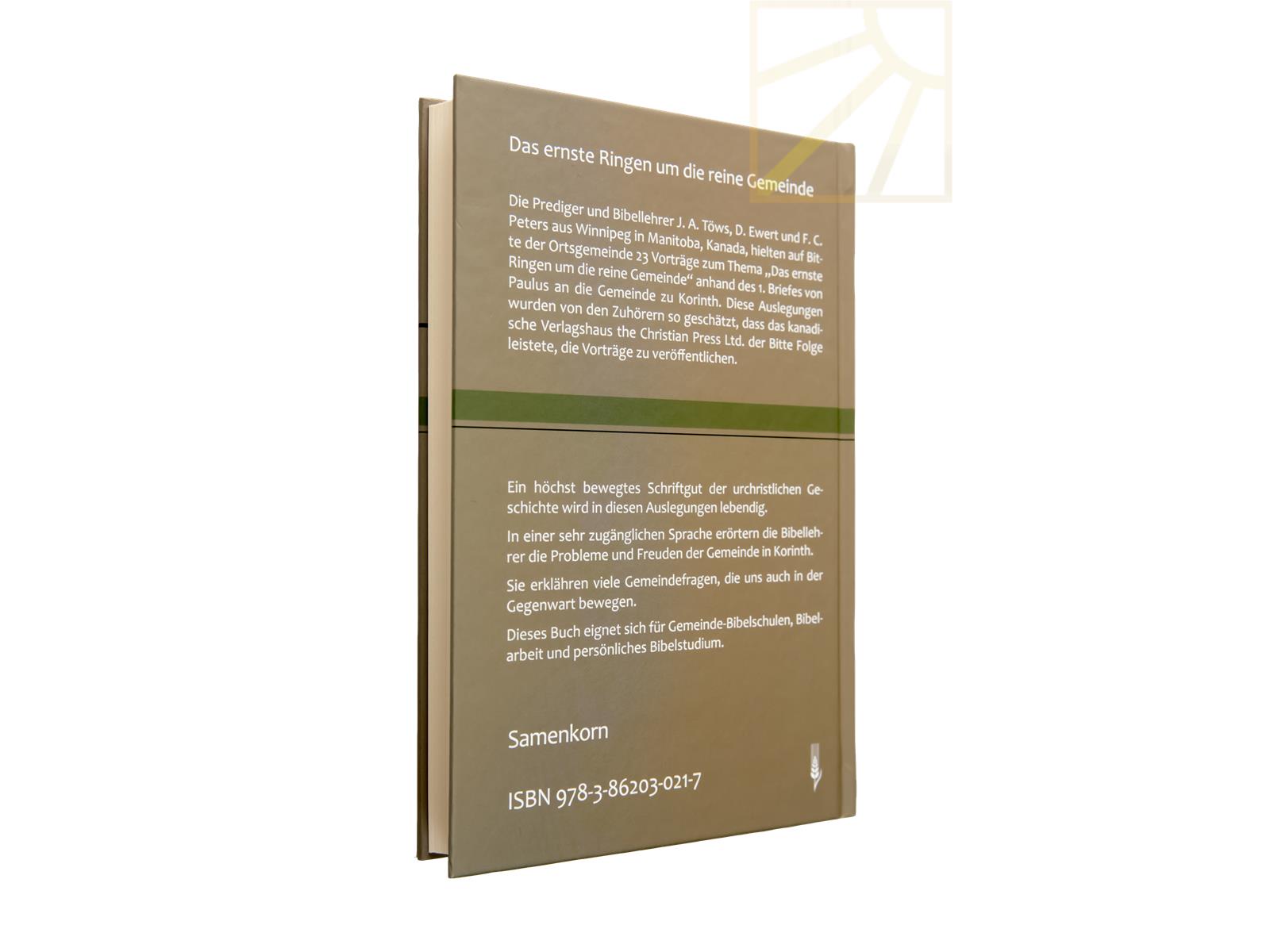 Das ernste Ringen um die reine Gemeinde - Buch