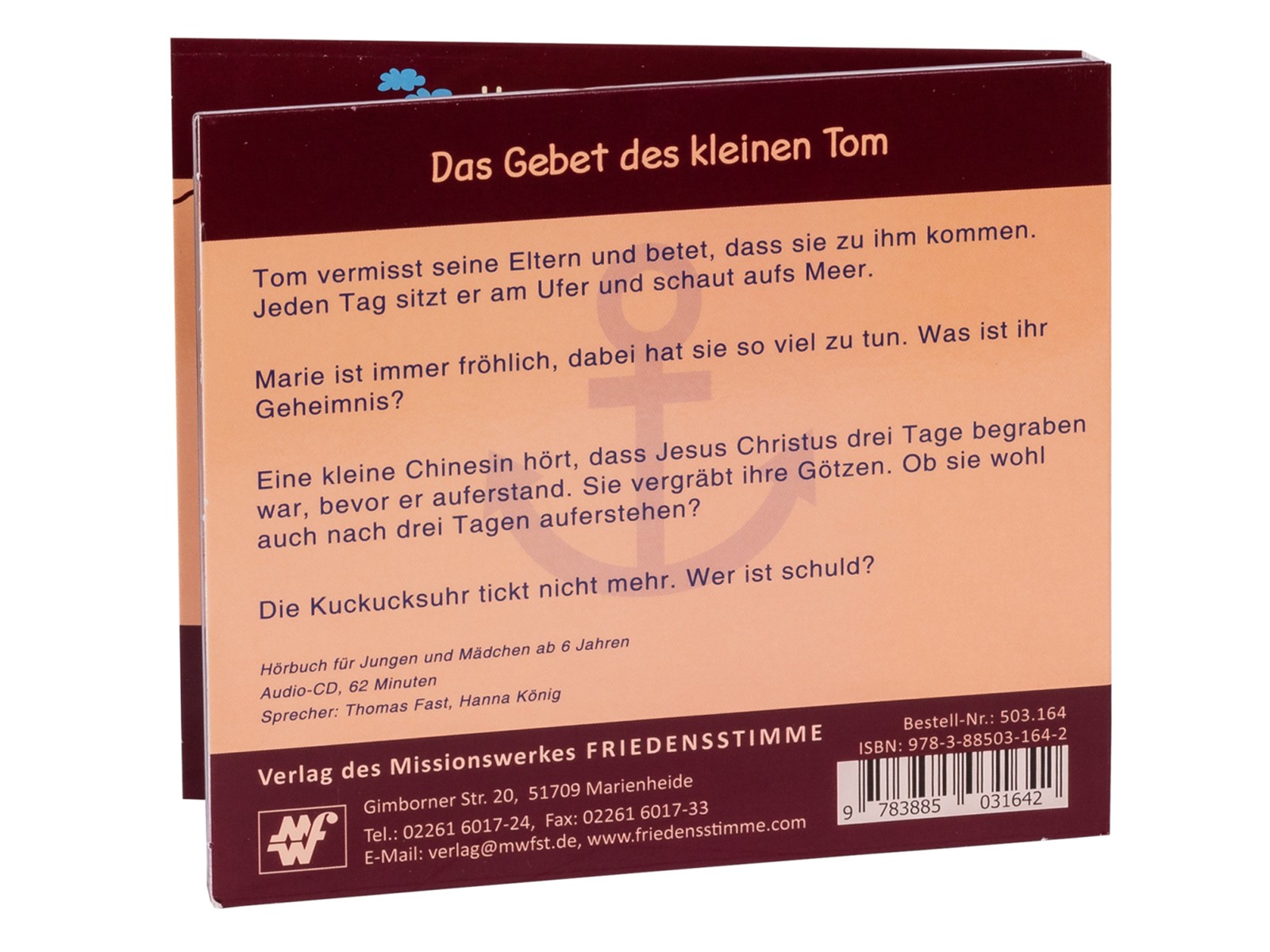 Hörbuch CD - Das Gebet des kleinen Tom