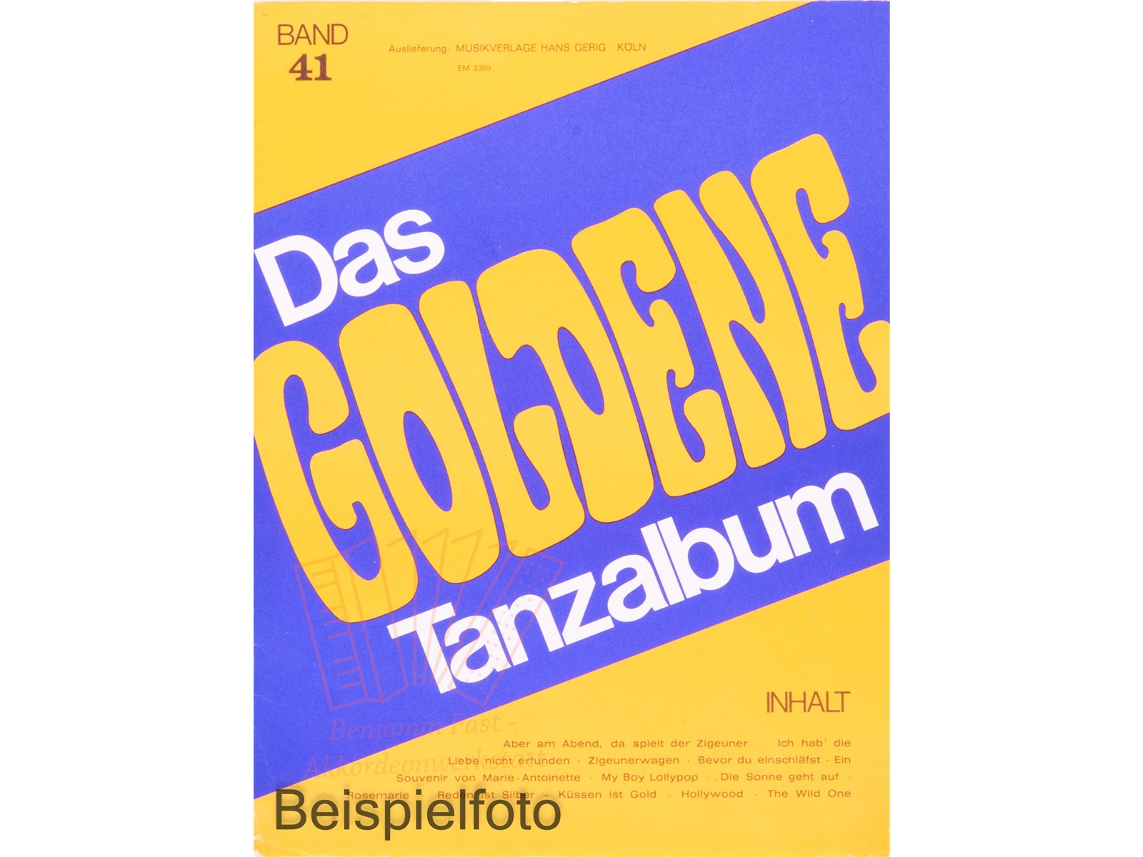 Das Goldene Tanzalbum Band 41 - Antiquariat Das Goldene Tanzalbum Band 41 - Antiquariat