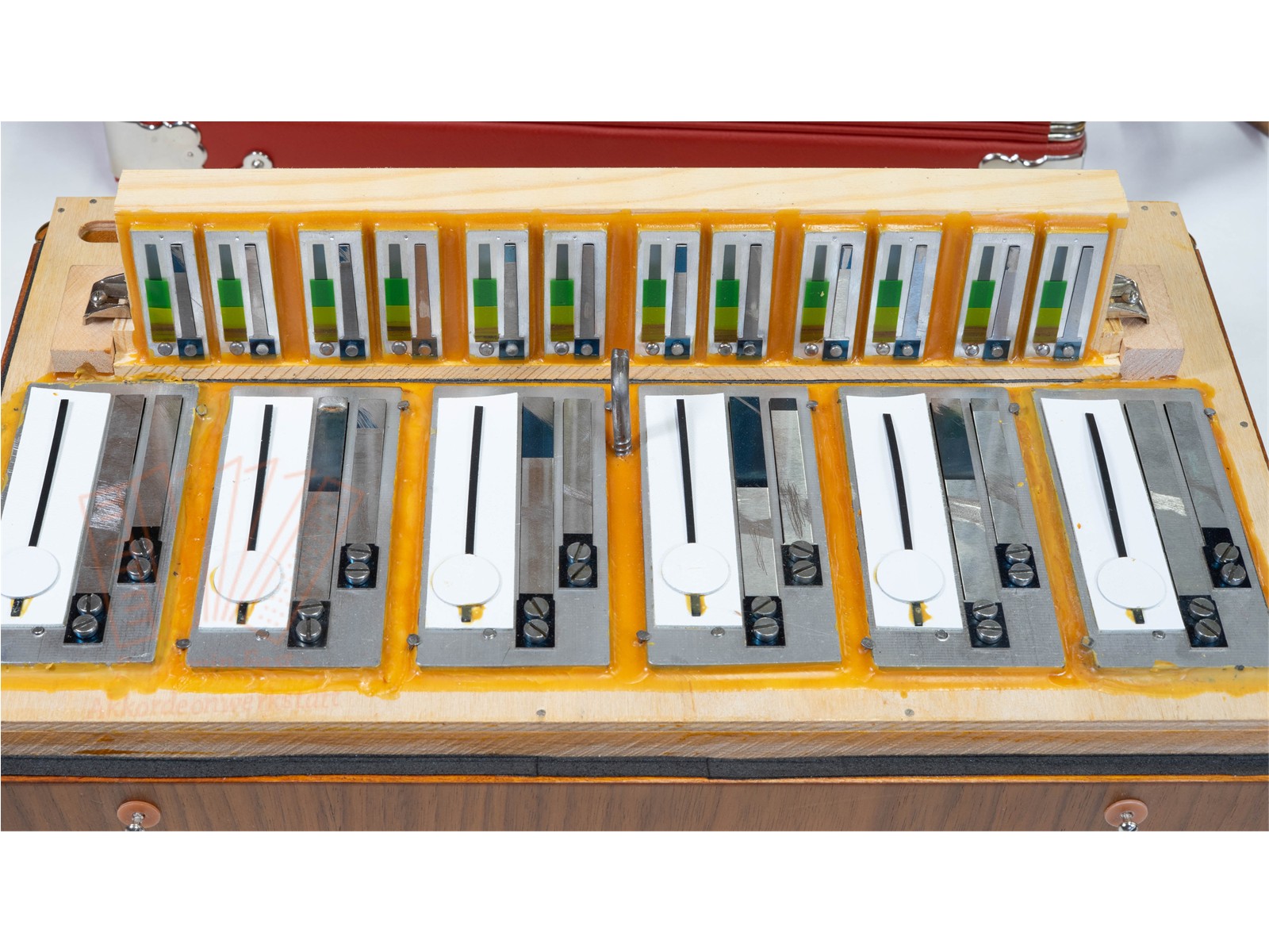 Steirische Harmonika Hlavacek Bb/Eb/Ab, gebraucht