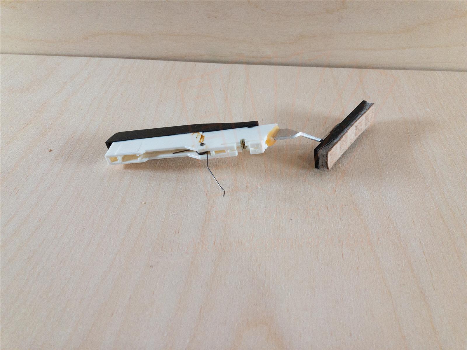 Schwarze Taste Hohner Atlantic IV N komplett, gebraucht gerade