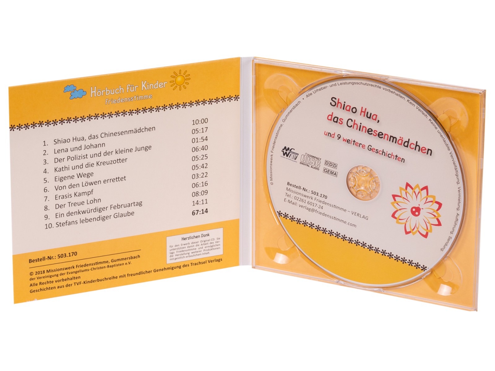 Hörbuch CD - Shiao Hua, das Chinesenmädchen Hörbuch CD - Shiao Hua, das Chinesenmädchen