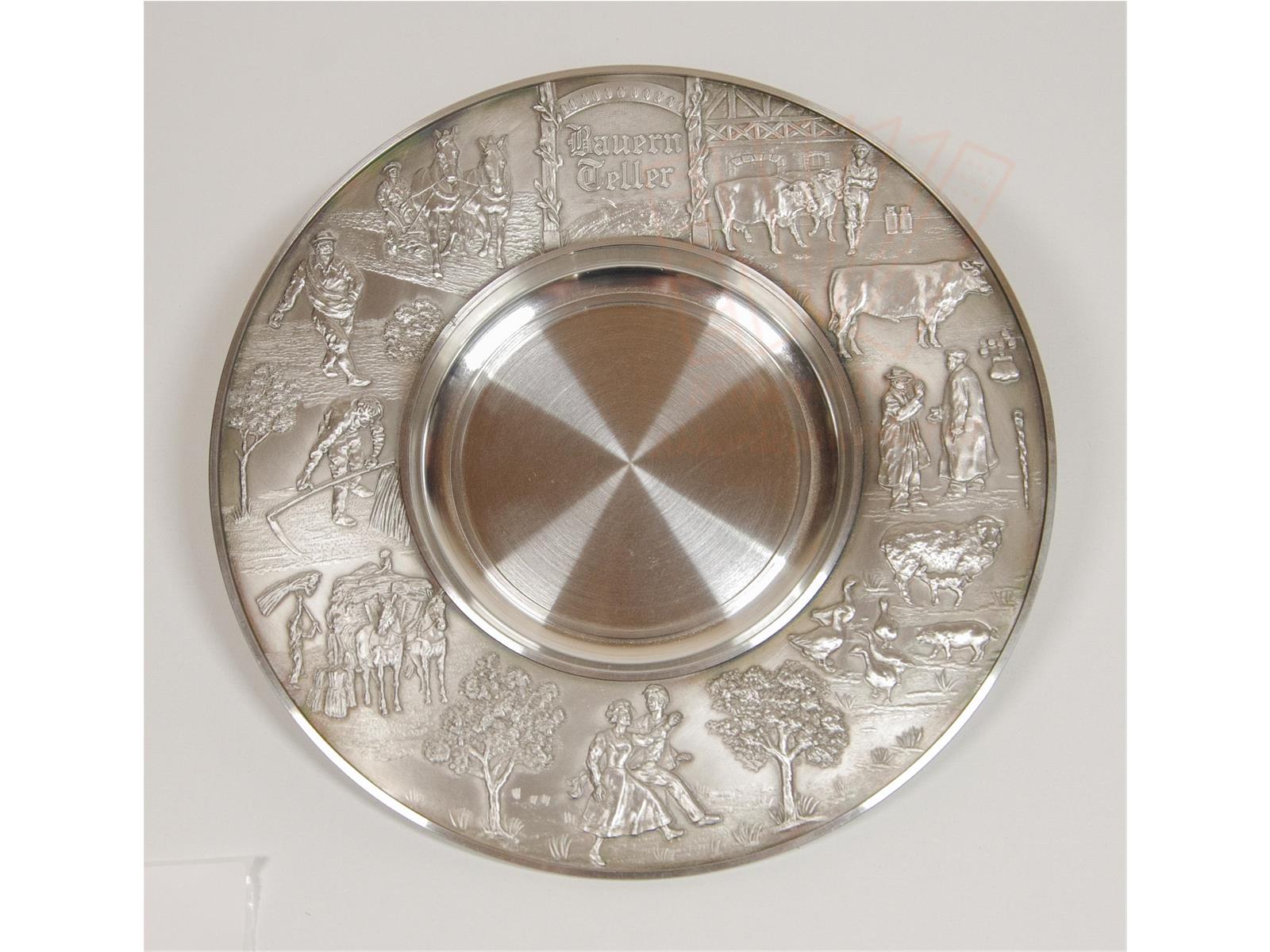 Teller aus Zinn "Bauernteller" Teller aus Zinn "Bauernteller"