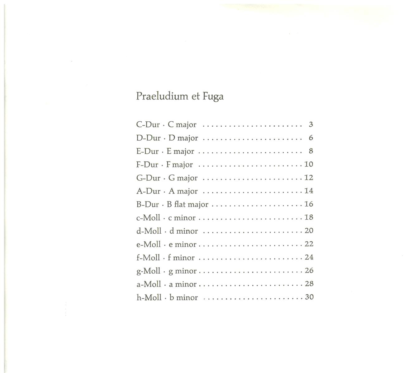 14 leichte Präludien + Fugen - Antiquariat