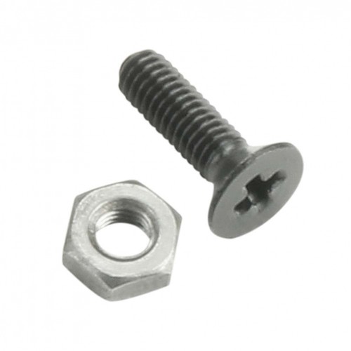 10er Set Kreuzschlitzschrauben M3 x 10 mm mit Mutter im