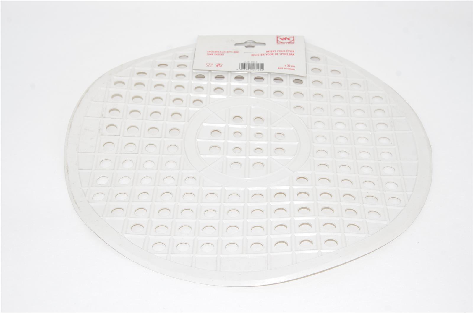 Spülbecken-Einlage B-Ware rund weiß