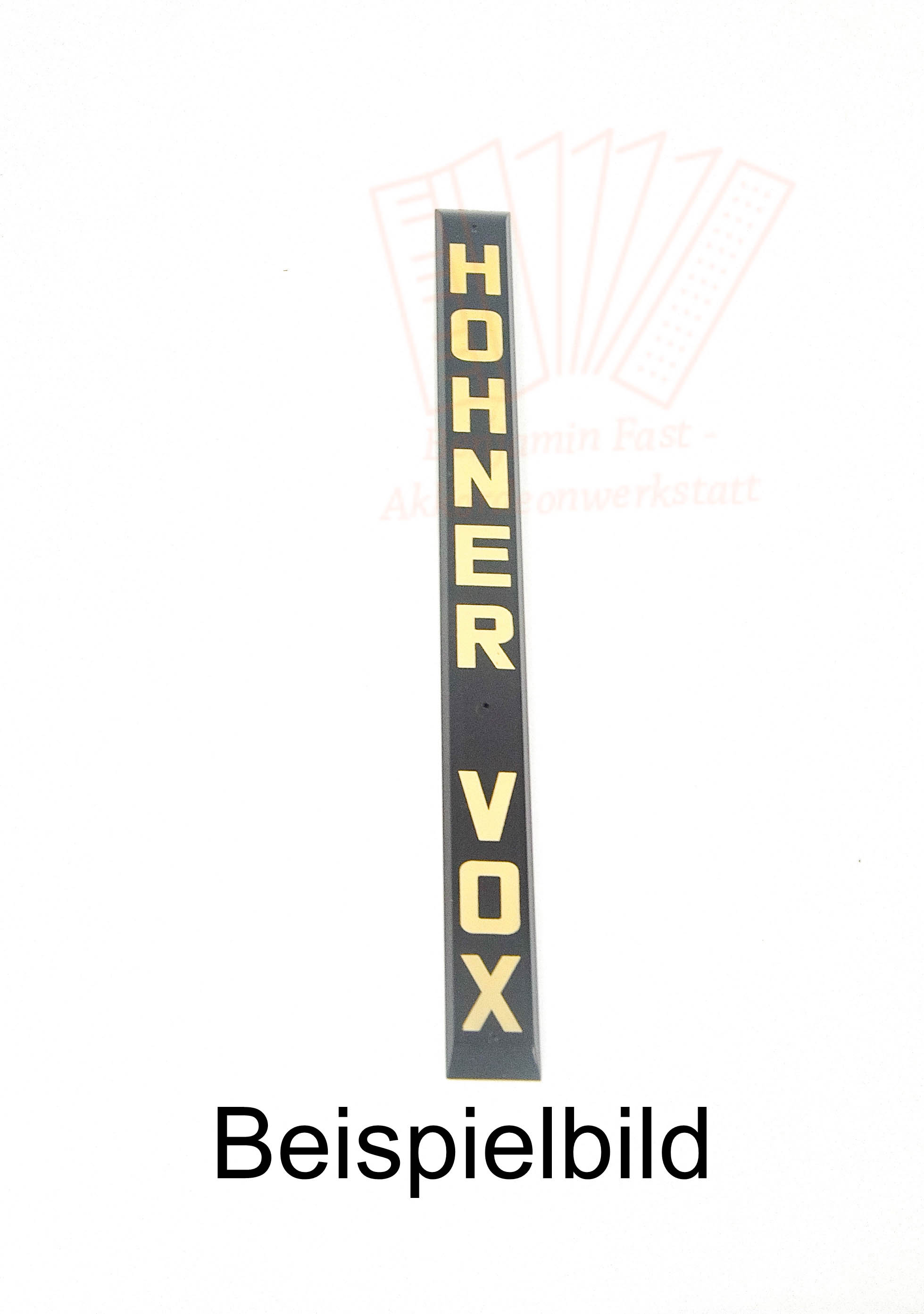 Schriftzug "HOHNER VOX" Schriftzug "HOHNER VOX"