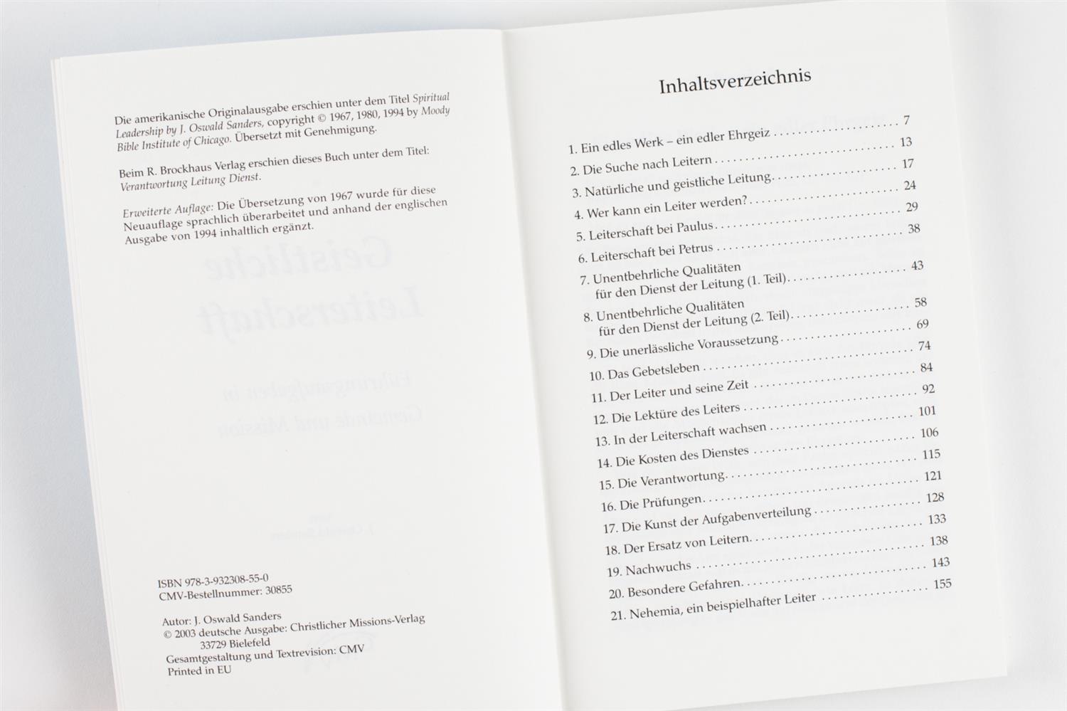 Geistliche Leiterschaft