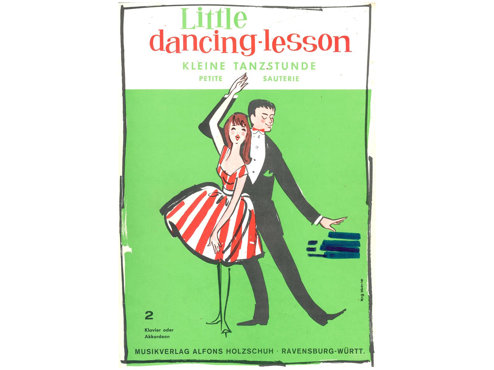 Little Dancing Lesson 2, Holzschuh - Antiquariat