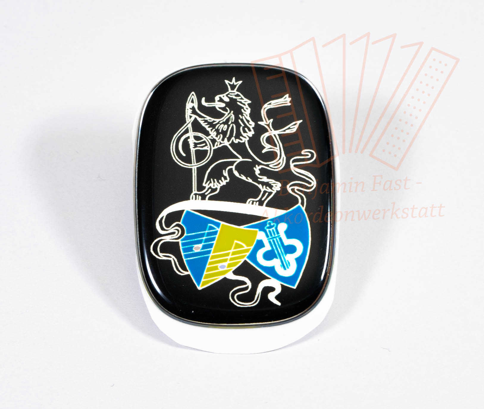 Emblem Weltmeister 3D neu silber