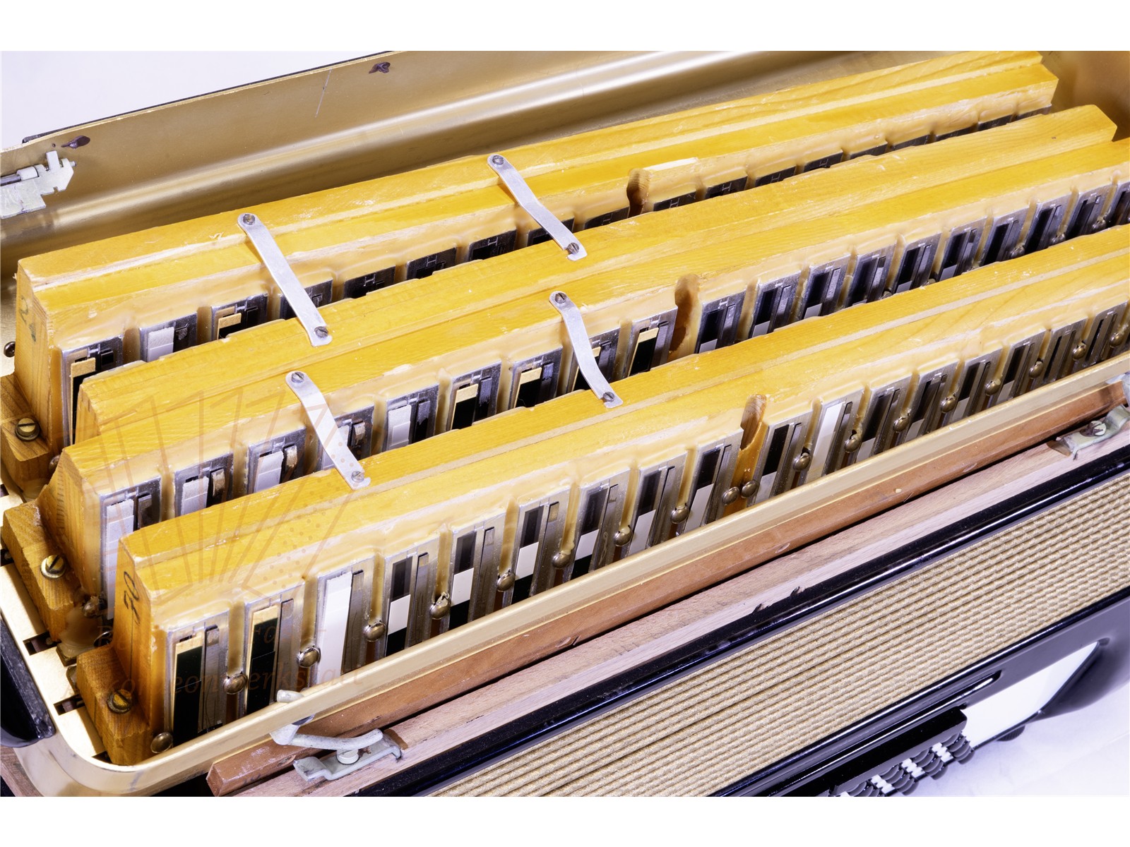 Akkordeon Hohner Lucia III 96 Bass 37/96/III/5/3 schwarz - gebraucht Akkordeon Hohner Lucia III 96 Bass 37/96/III/5/3 schwarz - gebraucht