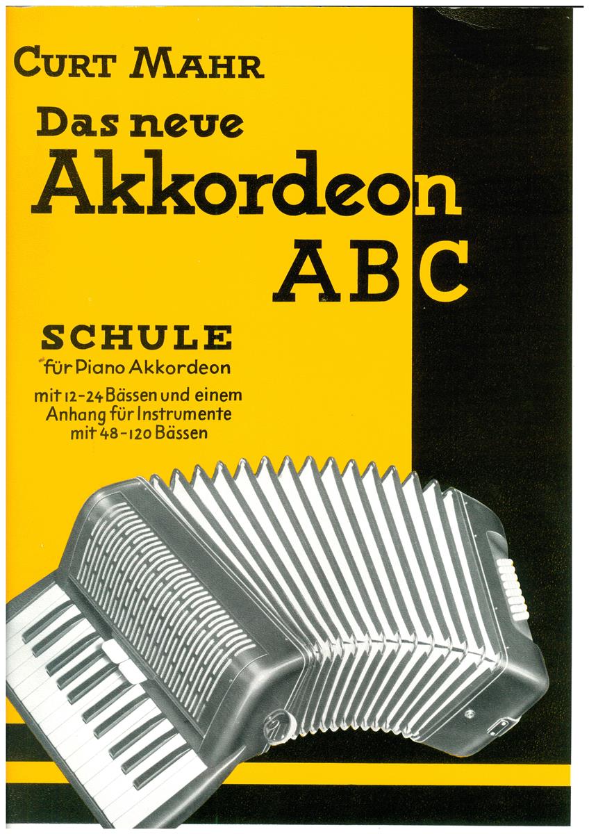 Das neue Akkordeon-ABC 1, Mahr - altes Kover