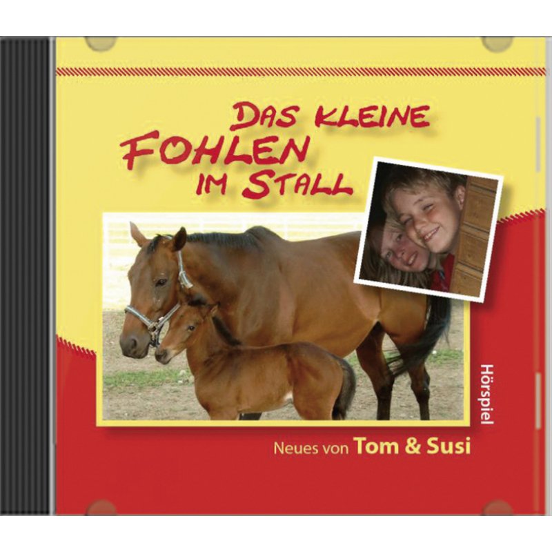 Das kleine Fohlen im Stall