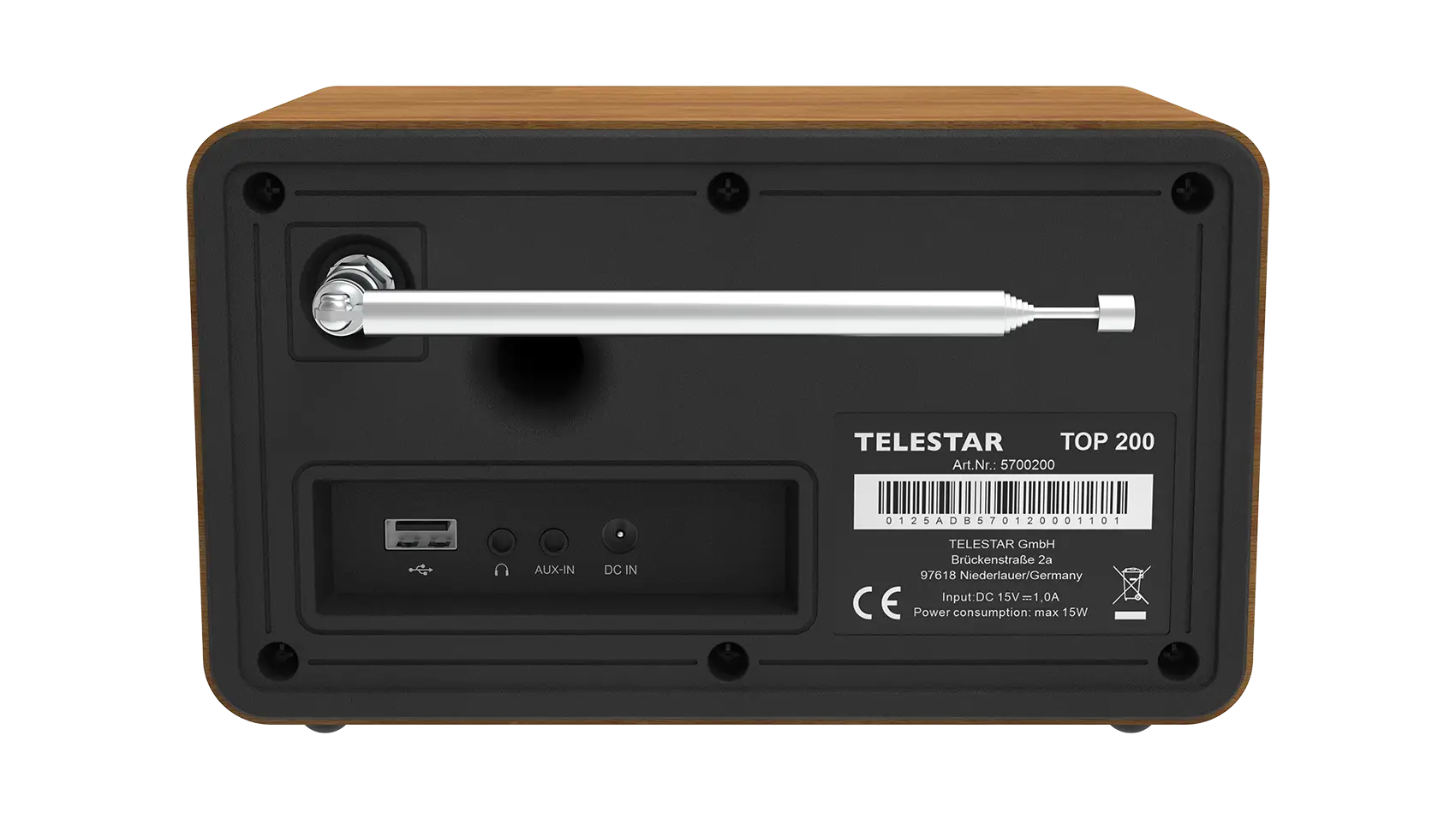 Digitalradio TOP 200 holzoptik