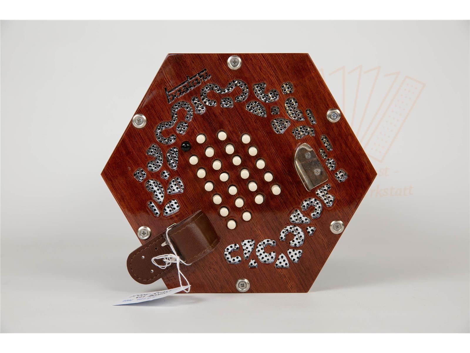 Konzertina Englische Concertina Stagi A-48 - chromatisch/gleichtönig