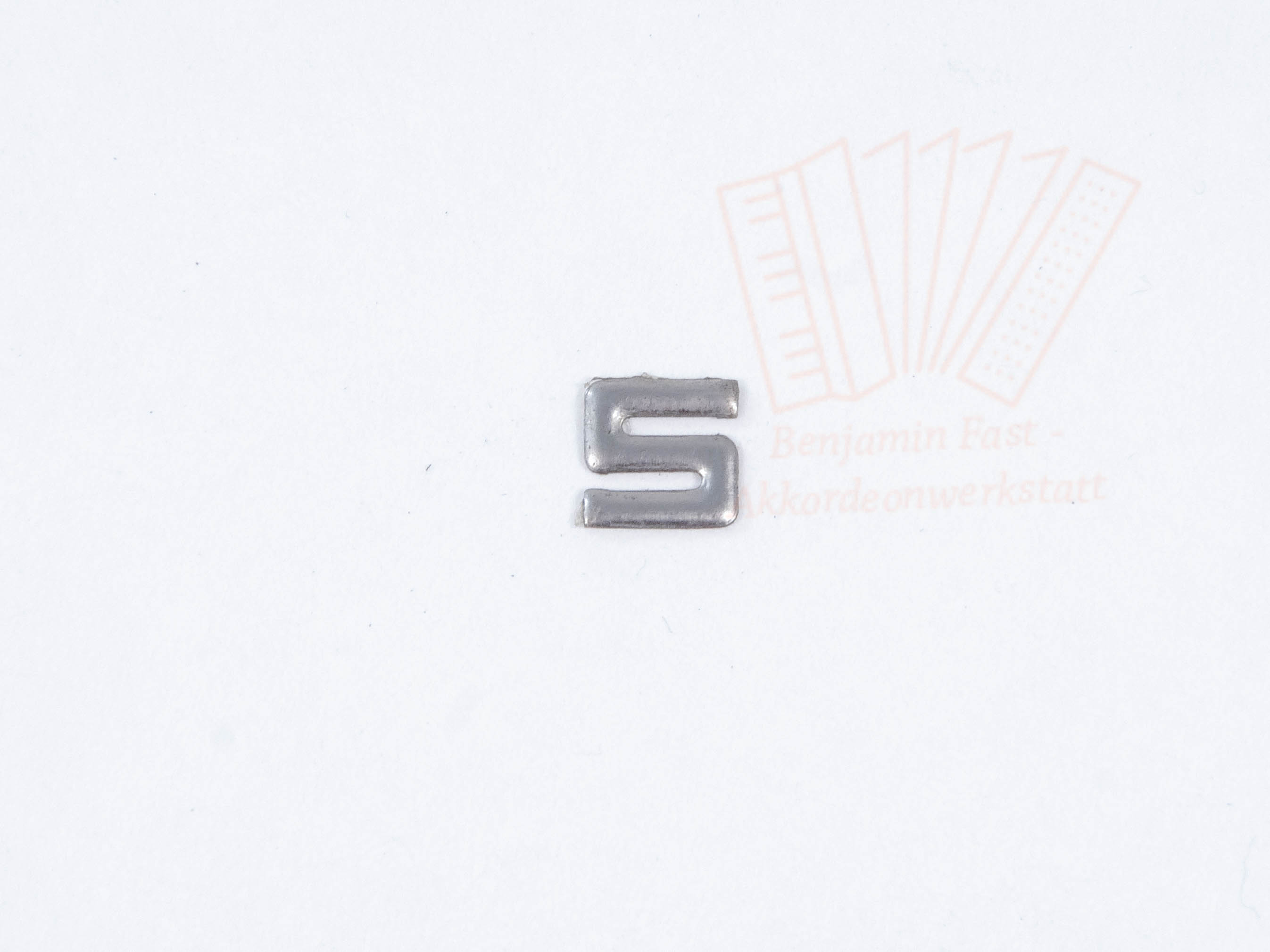 Buchstaben 8mm vernickelt - gebraucht