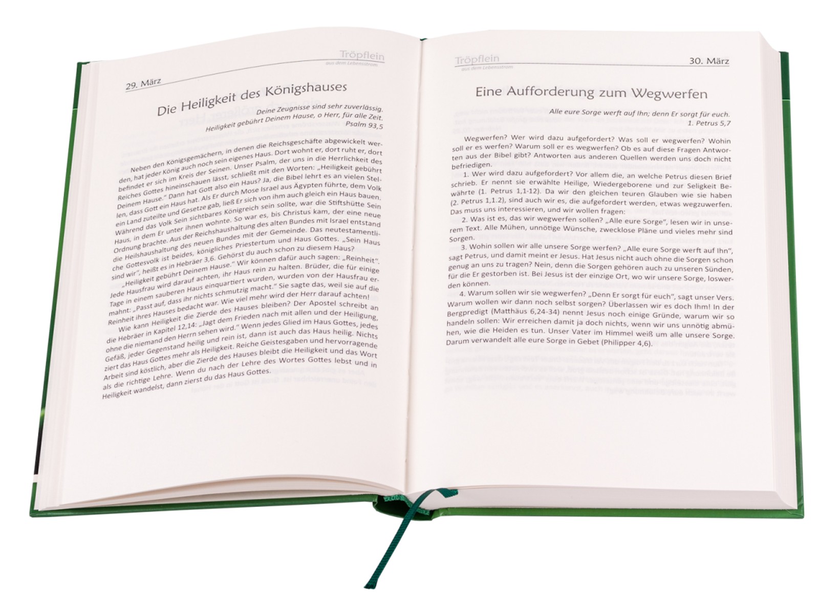 Tröpflein aus dem Lebensstrom