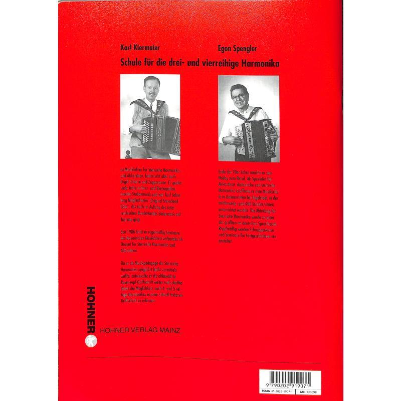 Schule für die drei- und vierreihige Harmonika, Kiermaier & E. Spengler - Auslauf