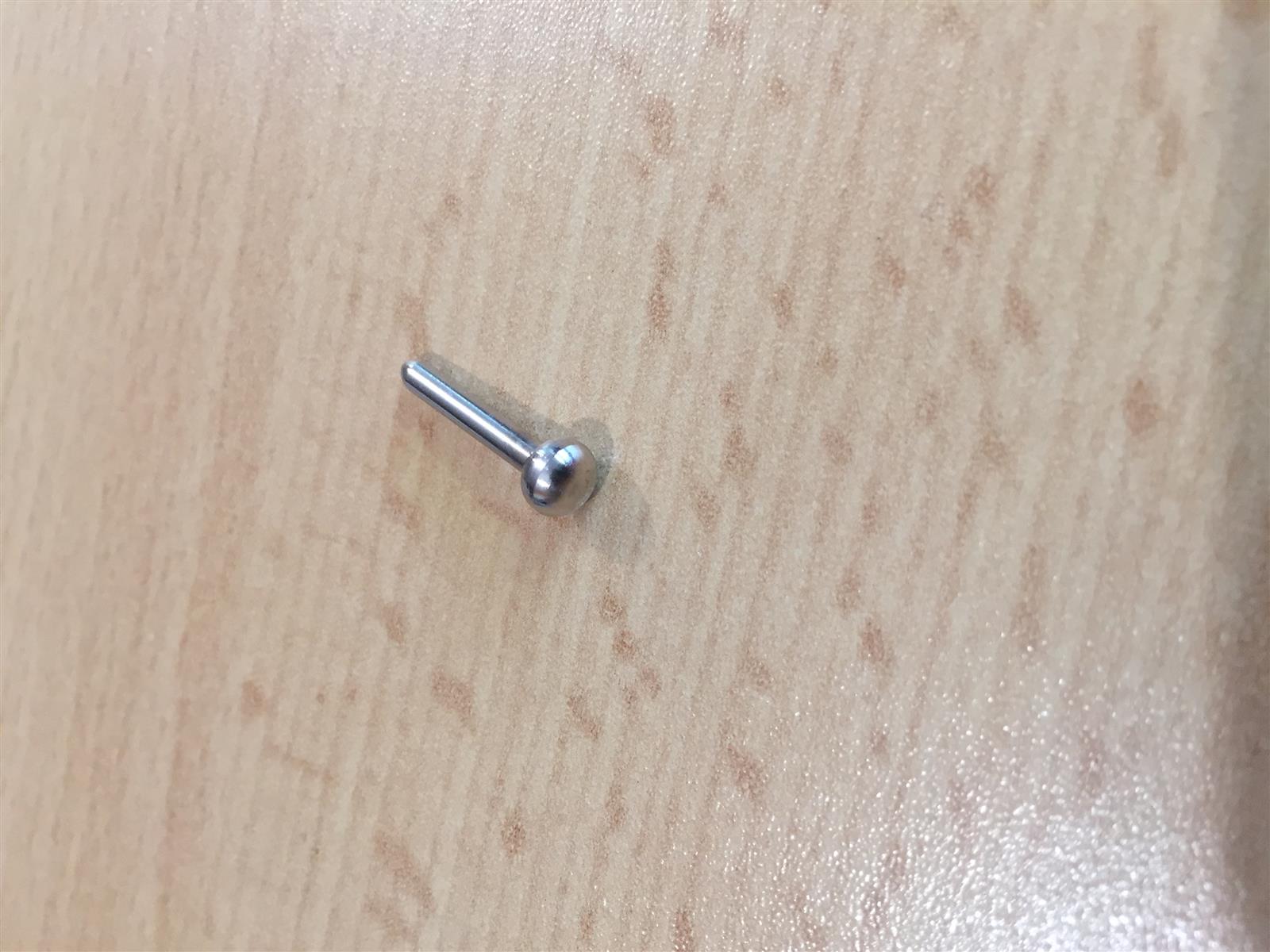 Balgnagel Kugelkopf 2,5x19 mm - verchromt