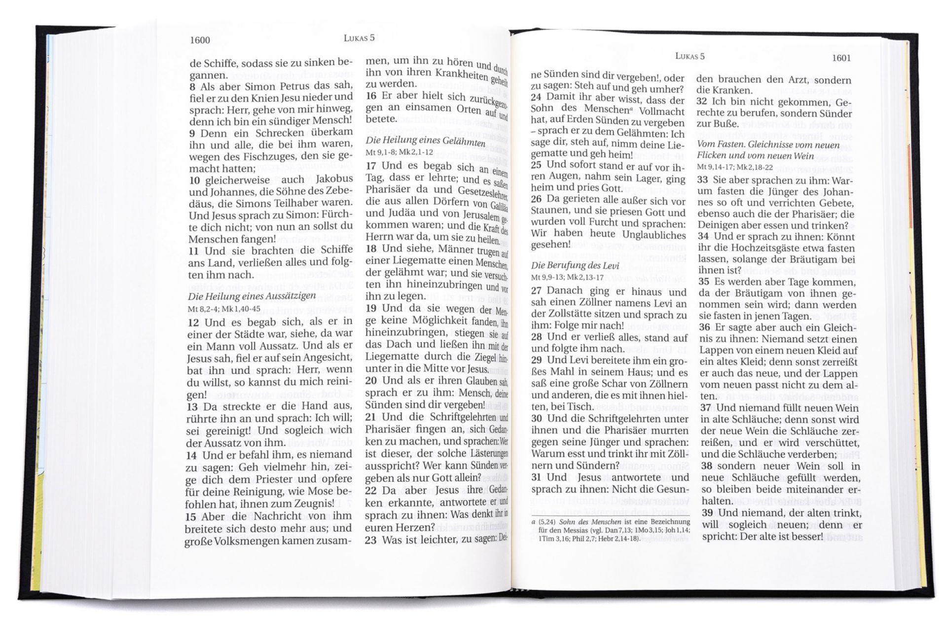 Schlachter Bibel 2000 Großdruck Hardcover, schwarz