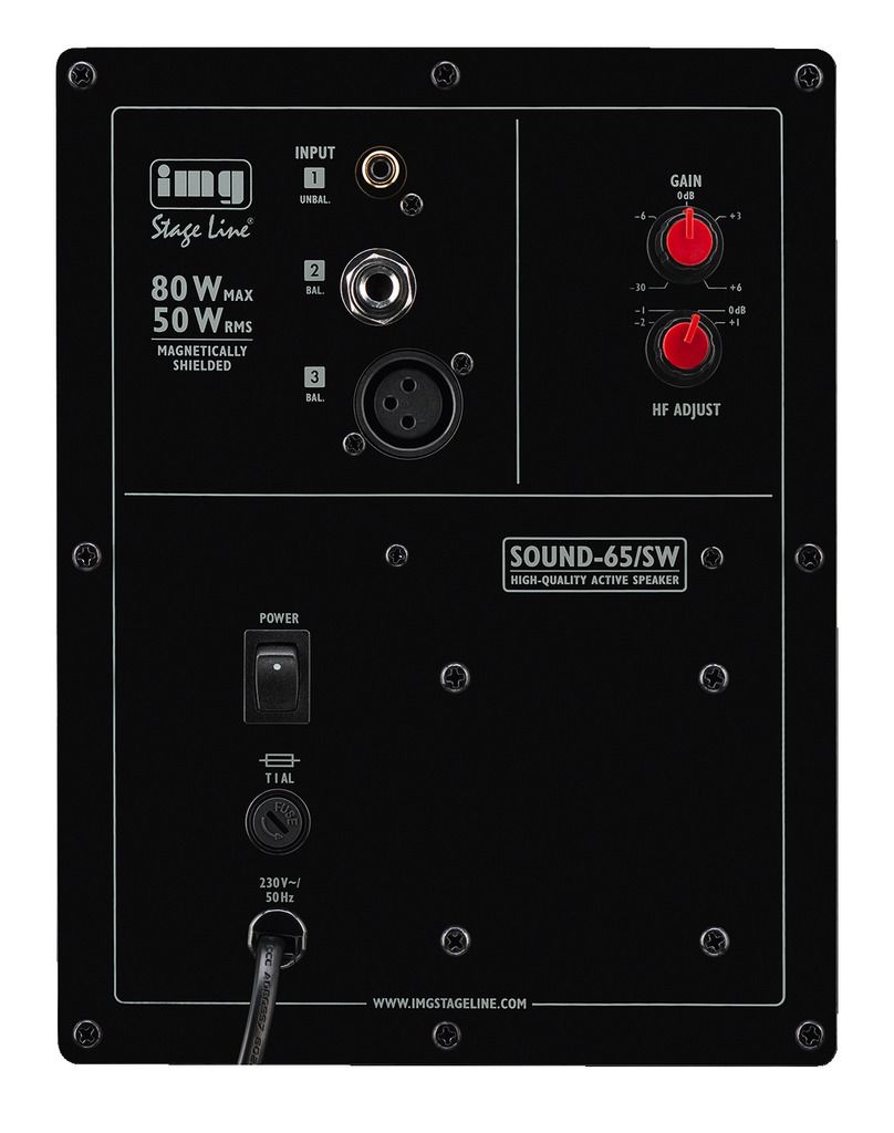 Aktivlautsprecher SOUND-65/SW Monacor Paar