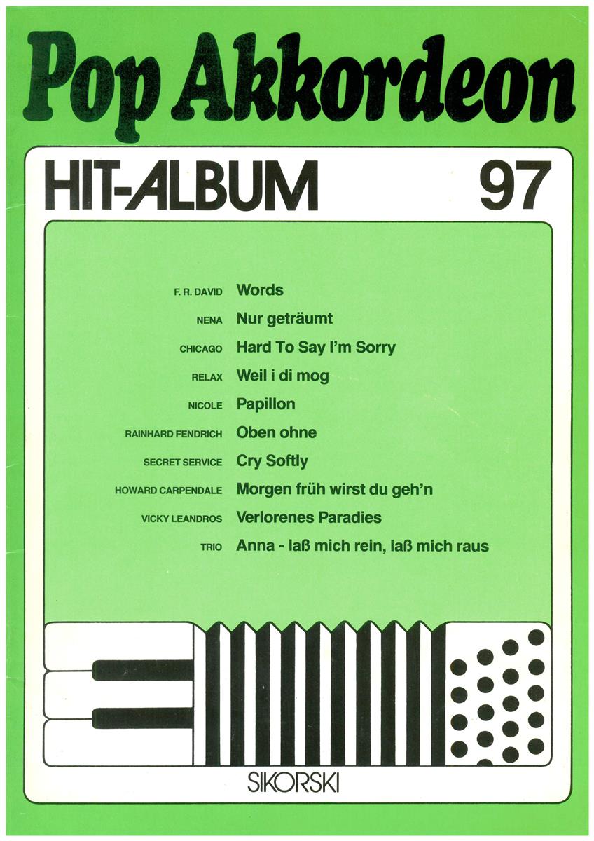Pop Akkordeon Hit-Album 97 - Antiquariat