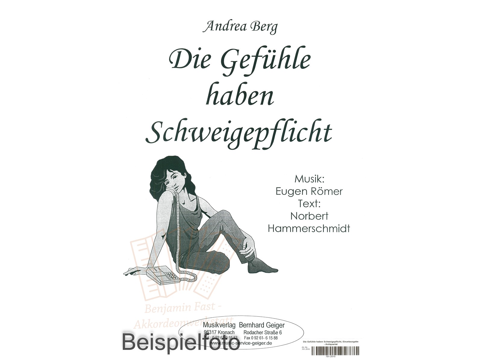 Die Gefühle haben Schweigepflicht, Einzelausgabe - Antiquariat