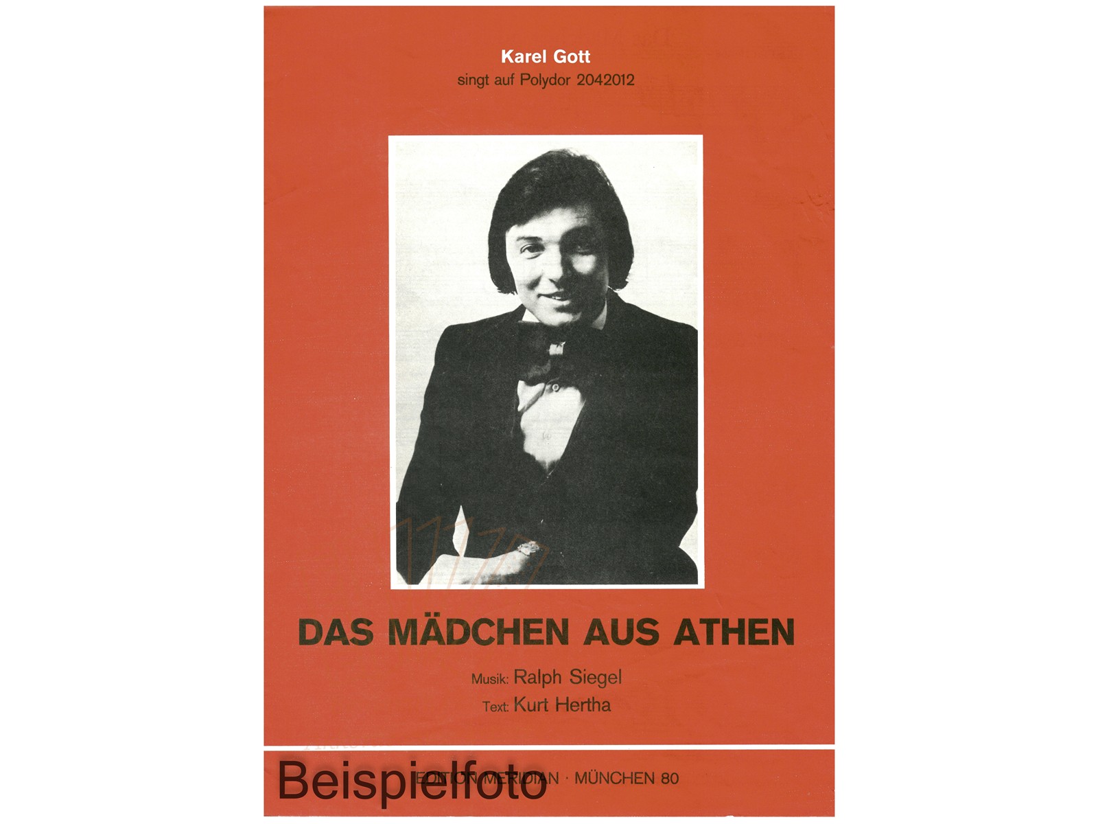 Das Mädchen aus Athen, Einzelausgabe - Antiquariat